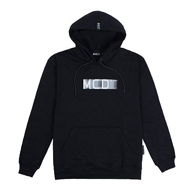 Moletom MCD Canguru Desfoque Masculino Preto