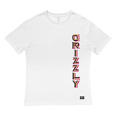 Camiseta Grizzly Saloon Masculina Branco