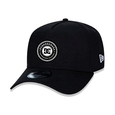 Boné DC Shoes Aba Curva New Era Cap Circle Star Preto