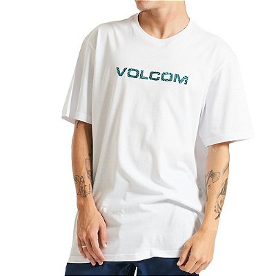 Camiseta Volcom Zebra Euro Masculina Branco