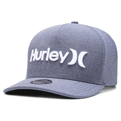 Boné Hurley Aba Curva Classic Mescla/Branco