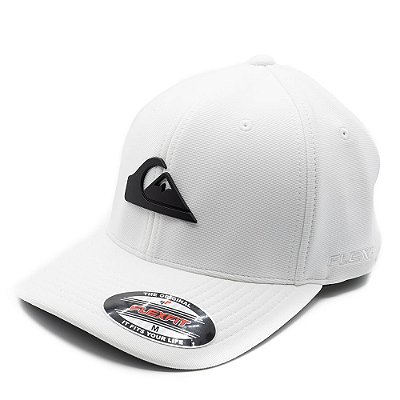 Boné Quiksilver Aba Curva Big Plate Black Branco