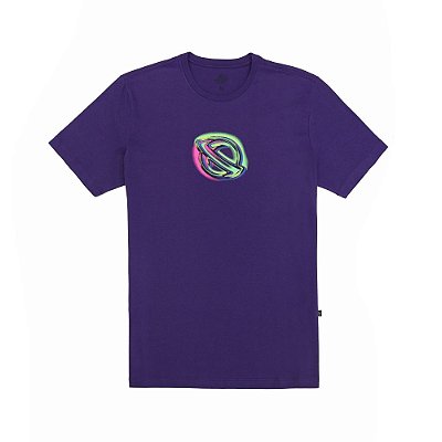 Camiseta Lost Saturn Colors Masculina Roxo