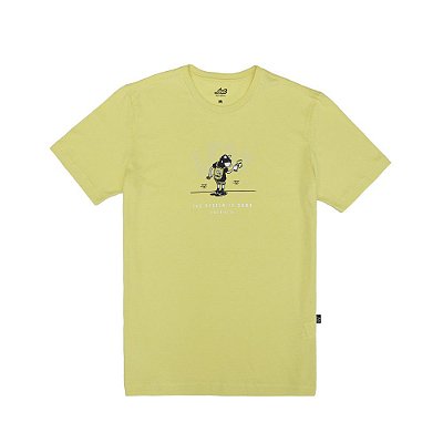 Camiseta Lost Grafite Masculina Amarelo