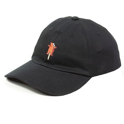 Boné Grizzly Aba Curva OG Ice Cream Bear Dad Hat Preto