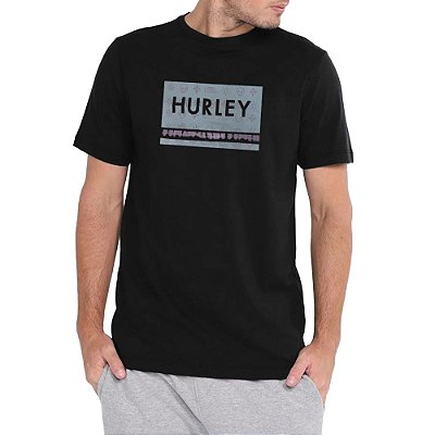 Camiseta Hurley Skull Masculina Preto