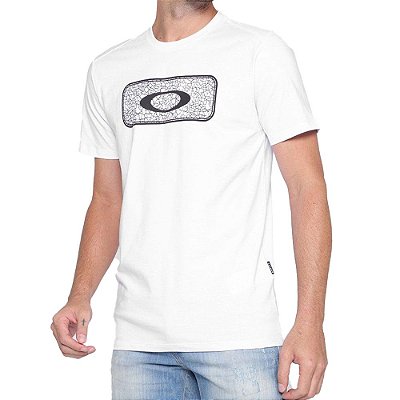 Camiseta Oakley Logo Graphic Masculina Branco