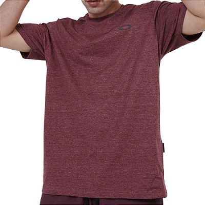 Camiseta Oakley Icon Masculina Vermelho Mescla