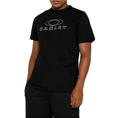 Camiseta Oakley Antiviral Logo Masculina Preto