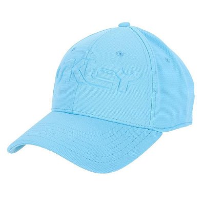 Boné Oakley Aba Curva 6 Panel Stretch Hat Embossed Azul