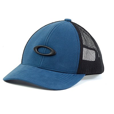 Boné Oakley Metal Ellipse Trucker Hat Azul