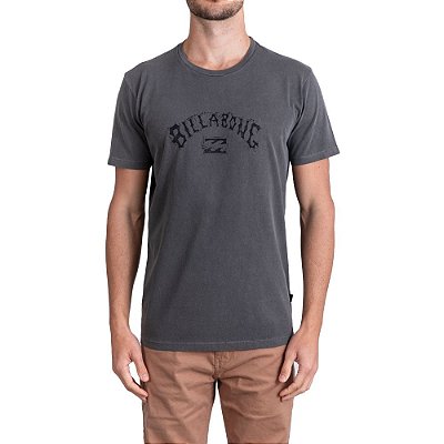 Camiseta Billabong Arch Wave Masculina Preto