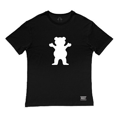 Camiseta Grizzly OG Bear Tee Oversize Masculina Preto