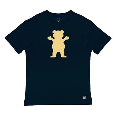 Camiseta Grizzly OG Bear Tee Masculina Azul Marinho