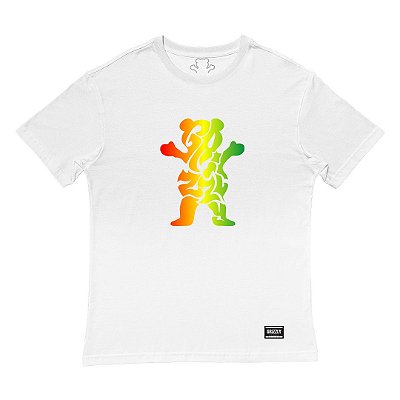 Camiseta Grizzly Irie Family OG Bear Masculina Branco