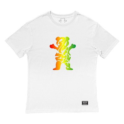 Camiseta Grizzly Irie Family OG Bear Masculina Branco