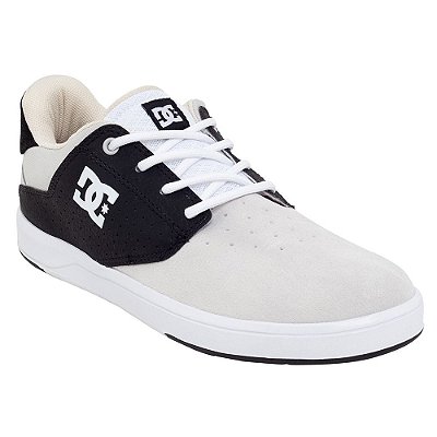 Tênis DC Shoes Plaza TC Masculino Cinza Claro/Preto