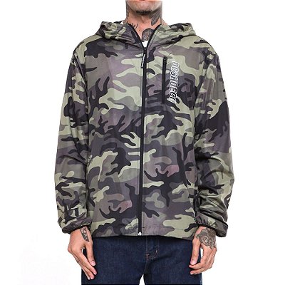 Jaqueta DC Shoes Dagup Print Camo Masculina Preto