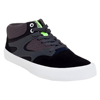 Tênis DC Shoes Kalis Vulc Mid Masculino PretoCinza