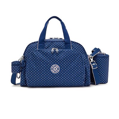 Bolsa Kipling Camama Soft Dot Blue Azul