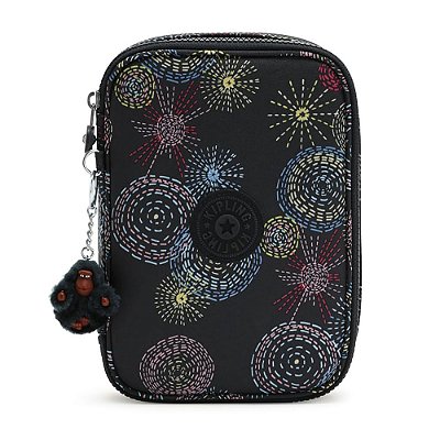 Estojo Kipling 100 Pens Homemade Stars Preto