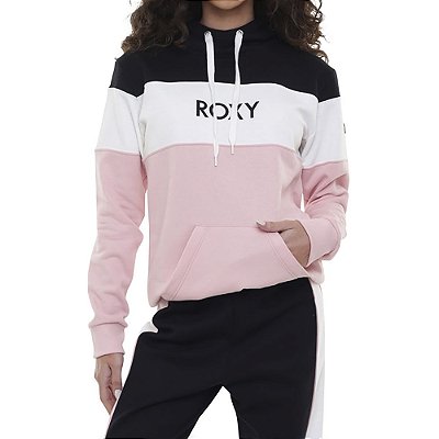 Moletom Roxy Canguru Coastel Escape Feminino Preto