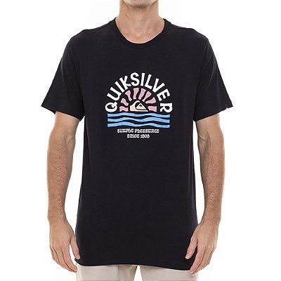 Camiseta Quiksilver Sunset Mind Masculina Preto