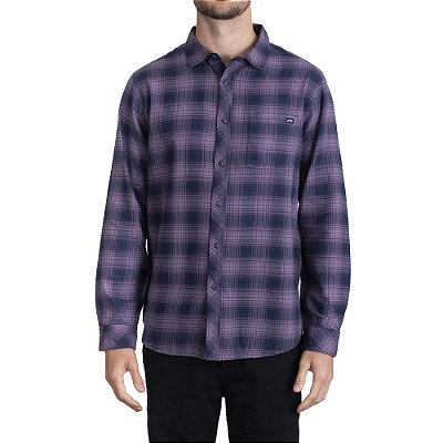 Camisa Billabong ML Coastline Flanela Masculina Roxo