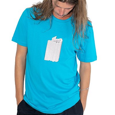 Camiseta Lost Repeat Masculina Azul