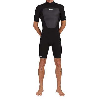 Wetsuit Quiksilver 22 Prol Short Sleeve SP Masculino Preto