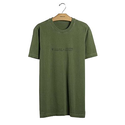 Camiseta Osklen Double Osklen Surfing Masculina Verde