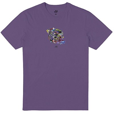 Camiseta Lost Lostmaniac Masculina Roxo