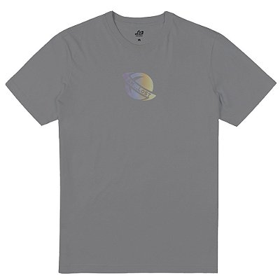 Camiseta Lost Saturn Masculina Cinza Escuro