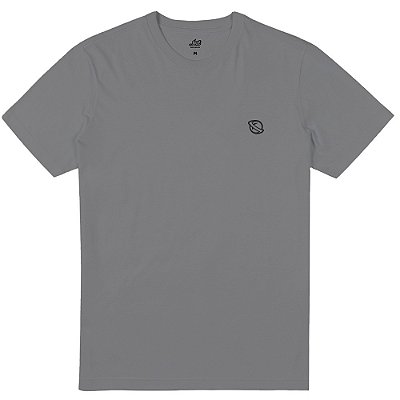 Camiseta Lost Basics Saturn Masculina Cinza Escuro