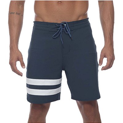 Bermuda Hurley Phantom Block Party 2.0 Imp Masculina Marinho