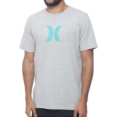 Camiseta Hurley Icon Masculina Cinza Mescla