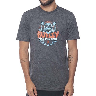 Camiseta Hurley Catrina Masculina Preto Mescla