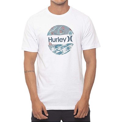 Camiseta Hurley Garden Masculina Branco