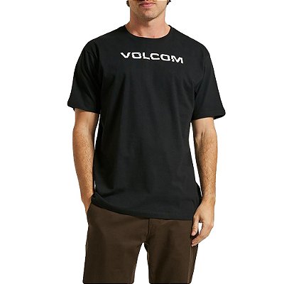 Camiseta Volcom Ripp Euro Oversize Masculina Preto