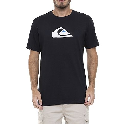 Camiseta Quiksilver Comp Logo Masculina Preto