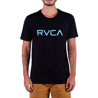 Camiseta RVCA Big Fills Masculina Preto