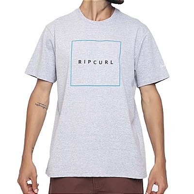 Camiseta Rip Curl Gabe Tee Masculina Cinza Claro