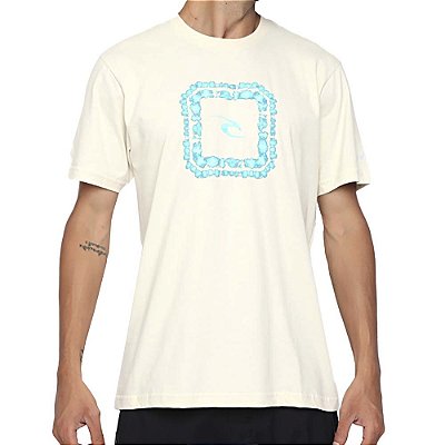 Camiseta Rip Curl 10M Icon Tee Masculina Off White