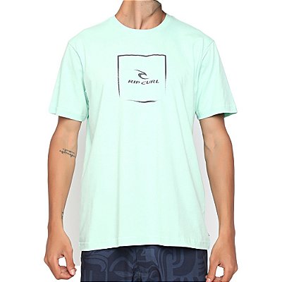 Camiseta Rip Curl Icon Corp Tee Masculina Verde