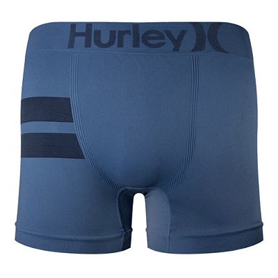 Cueca Hurley Boxer Cós Largo Seamless Azul Marinho