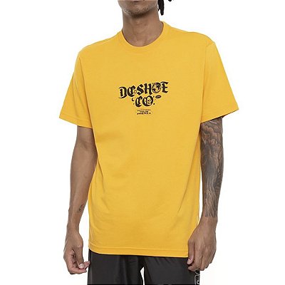 Camiseta DC Shoes Friends Masculina Amarelo