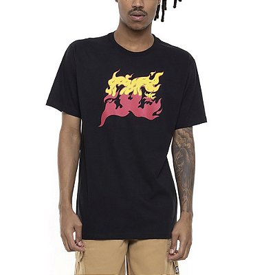 Camiseta DC Shoes DC Burner Masculina Preto