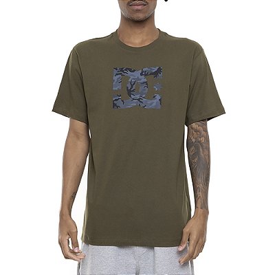 Camiseta DC Shoes DC Star Fill Masculina Verde Escuro