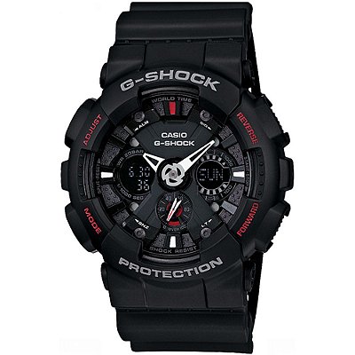 Relógio G-Shock GA-120-1ADR Preto