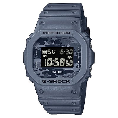 Relógio G-Shock DW-5600CA-2DR Utility Camo Azul